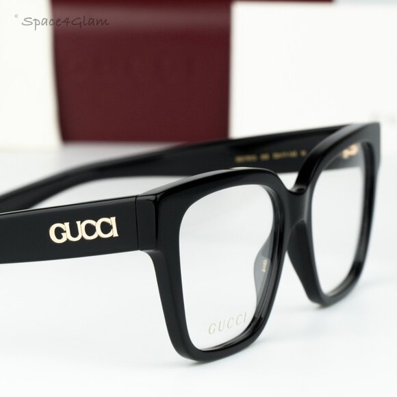 Gucci Women Eyeglasses Black Demo Square GG1791O 005 NEW AUTHENTIC - Picture 4 of 8
